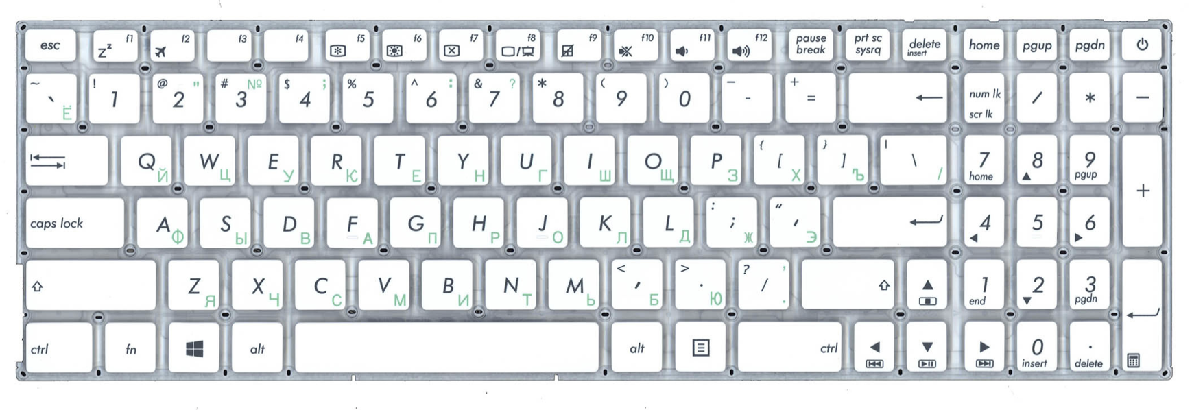 Клавиатура ASUS K540L OEM