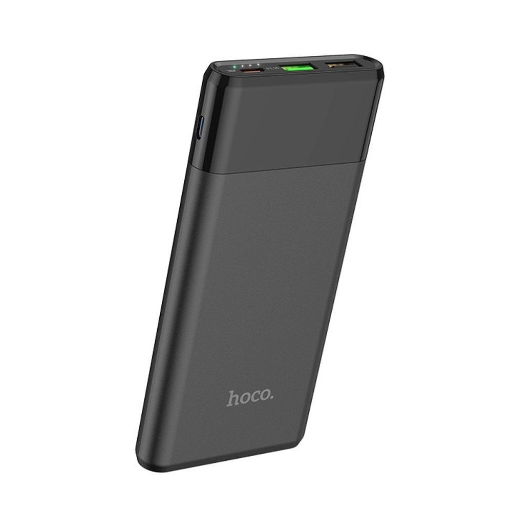 Power Bank 10000mA HOCO J58 Cosmo (2 USB выхода 3,0A, USB-C, QC 3.0, Power Delivery) черный