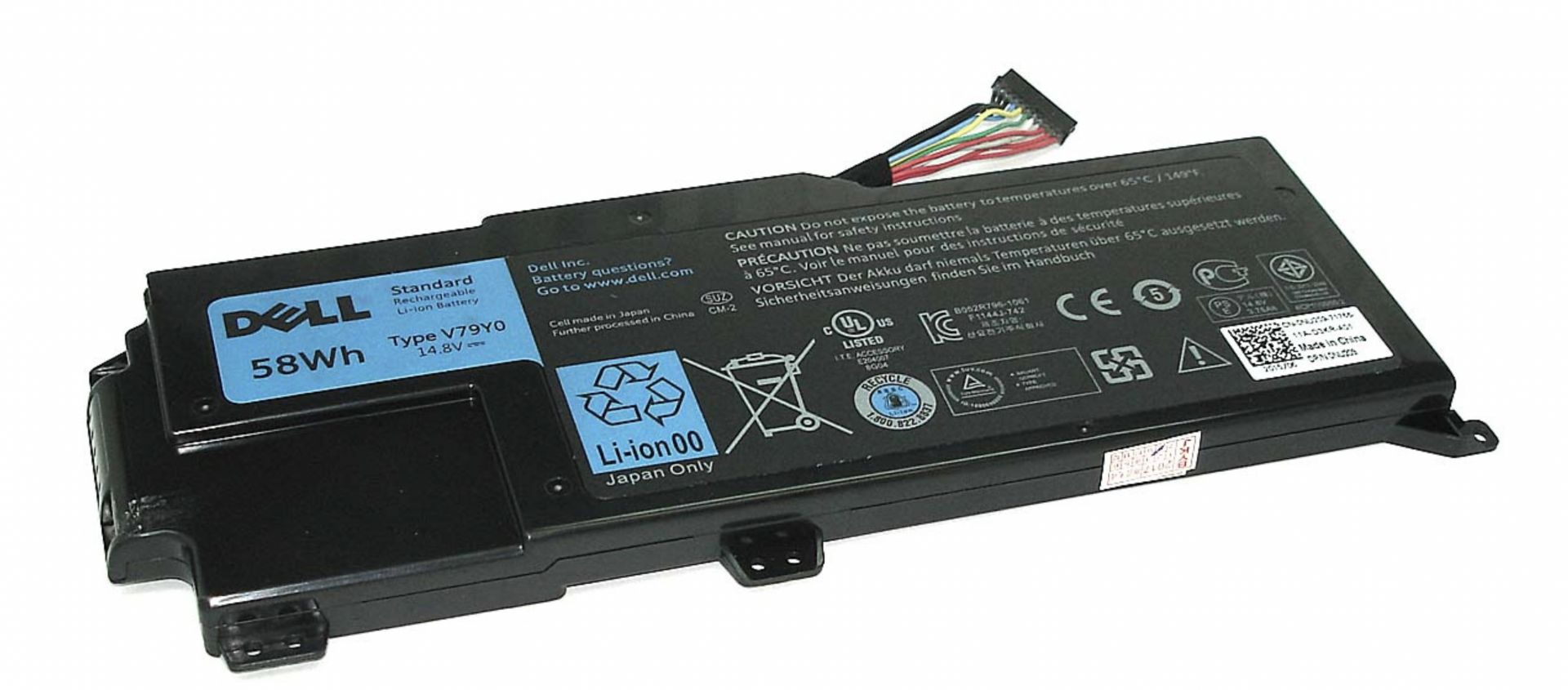 Аккумулятор Dell XPS L412z 14.4V, 58Wh, Original