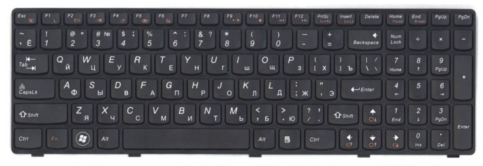 Клавиатура Lenovo IdeaPad G585 OEM