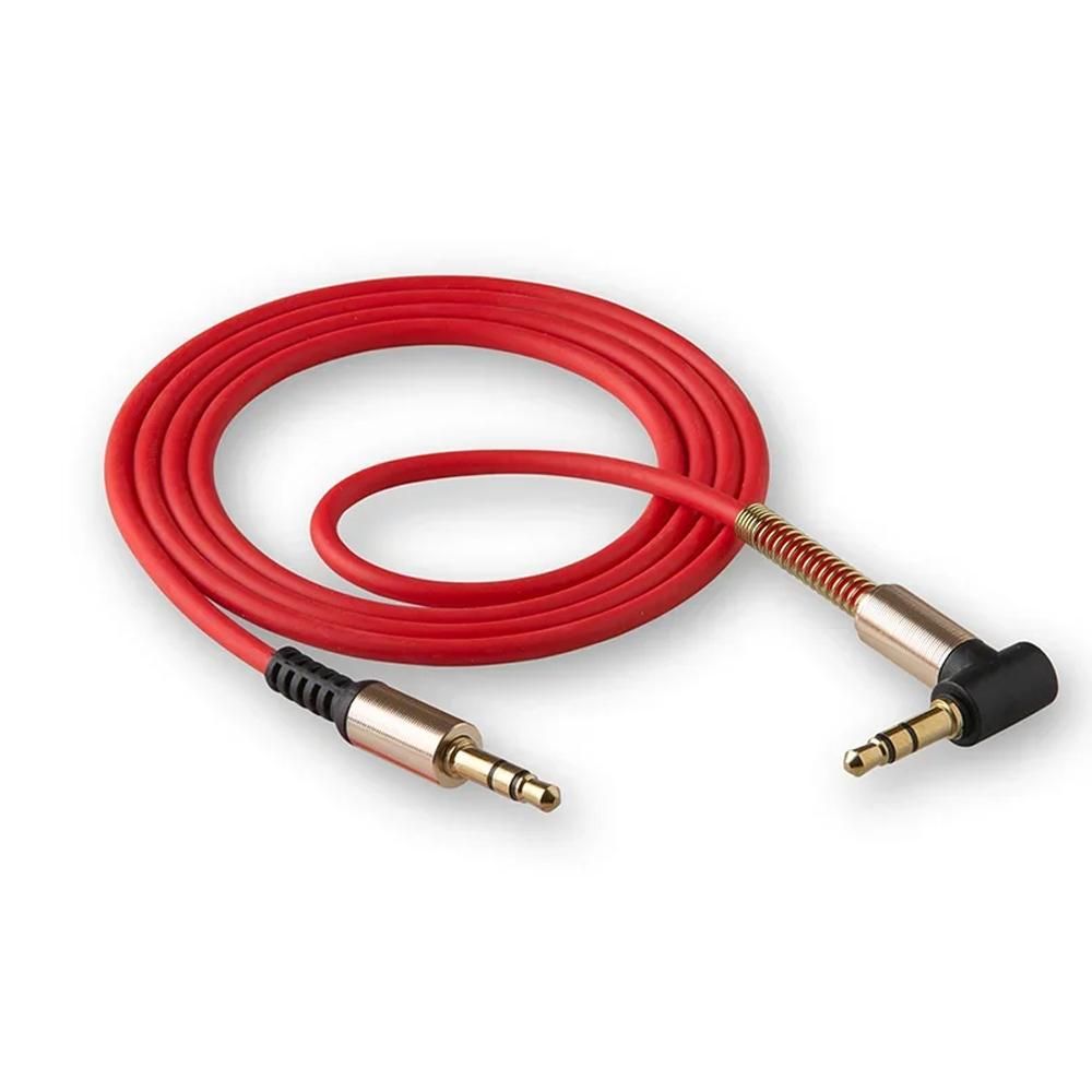 Кабель AUX WALKER WCA-710 красный (1м)