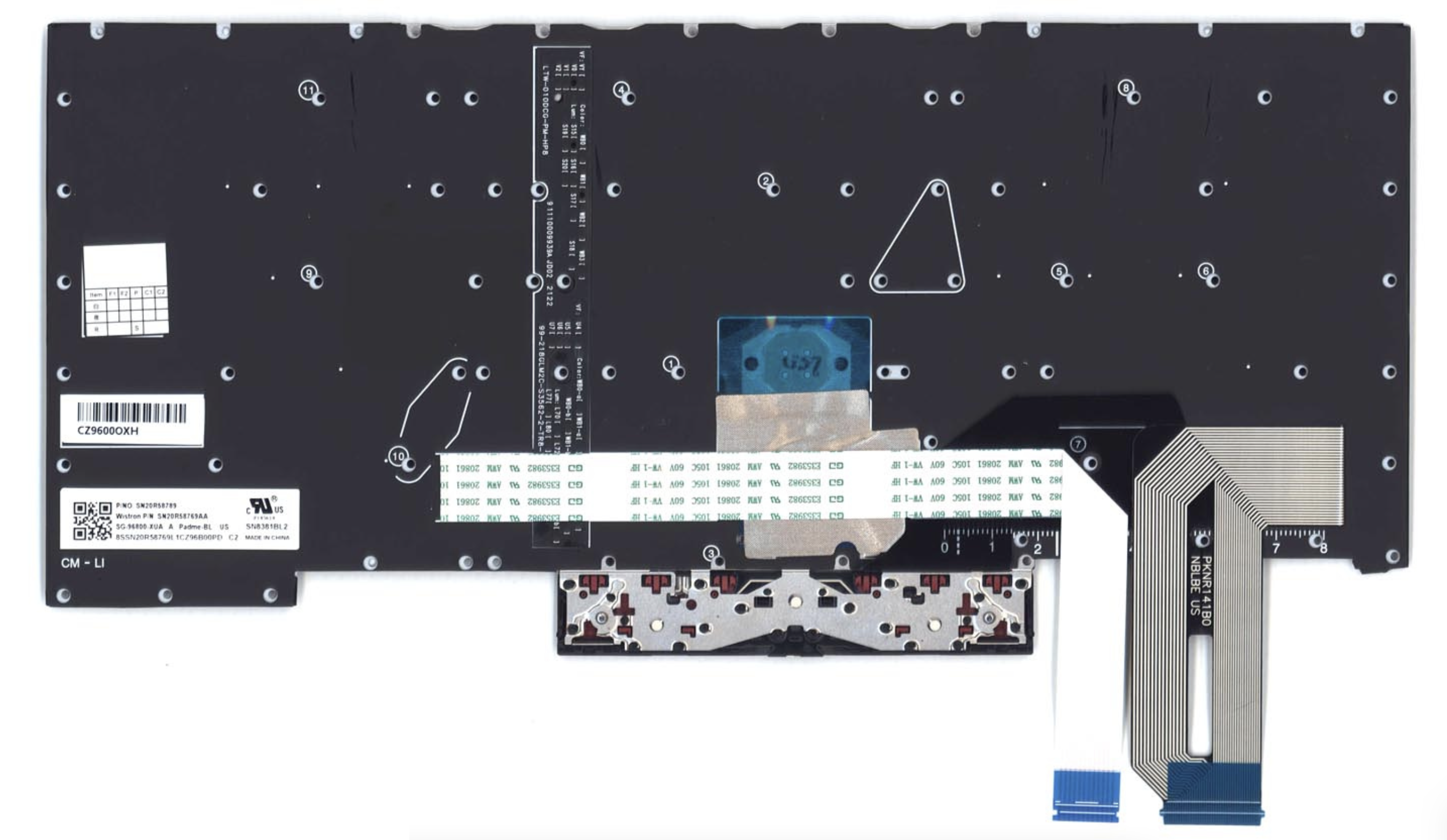 Клавиатура Lenovo ThinkPad T495s с подсветкой, OEM