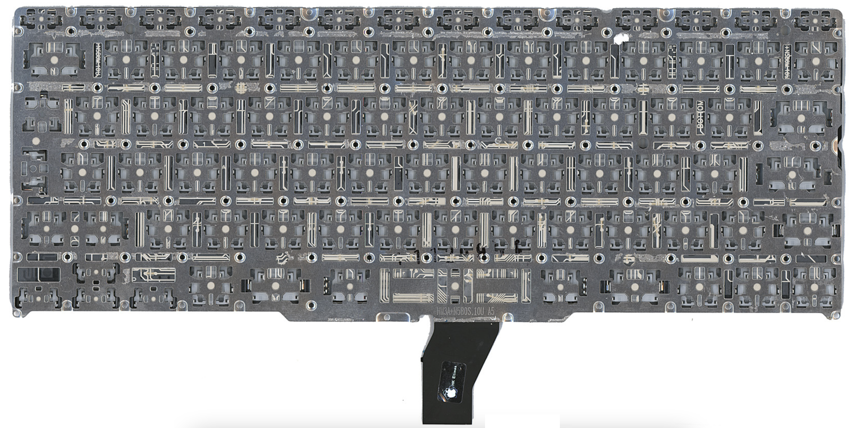 Клавиатура Apple MacBook Air 11.6" начало 2014 A1465 (MD712LL/B) с подсветкой, большой Enter, OEM