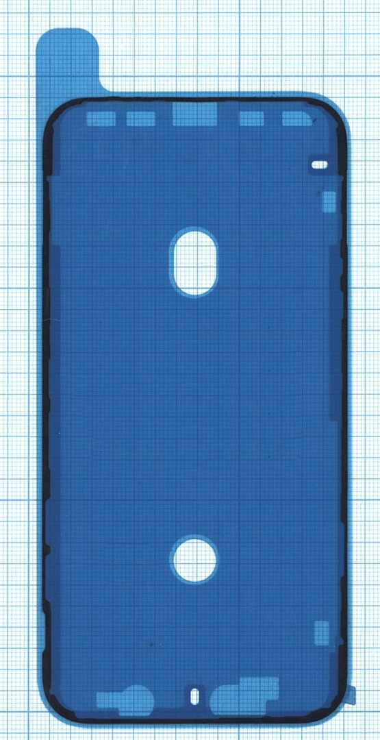 Водозащитная прокладка (проклейка) для iPhone XR черная