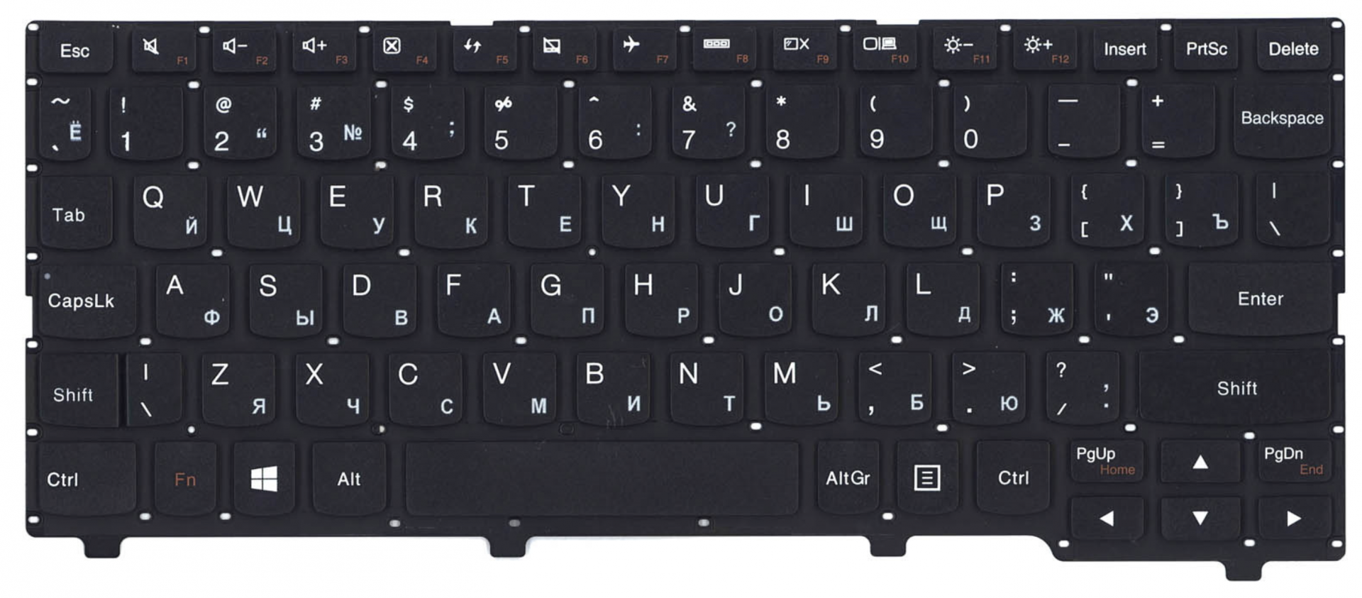 Клавиатура Lenovo Ideapad 100S-11IBY без рамки, OEM