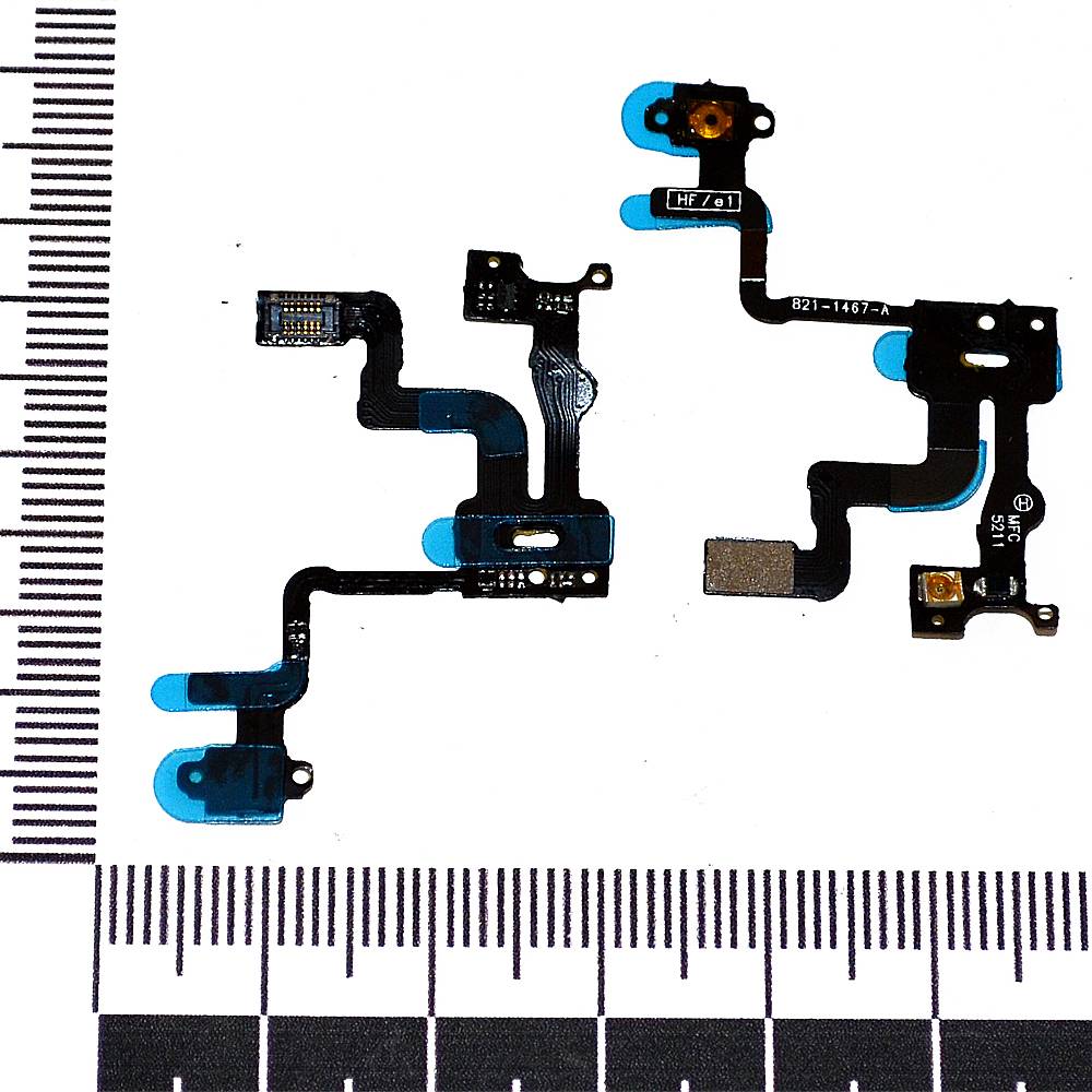 Шлейф iPhone 4S + светочувствительный элемент + кн.вкл