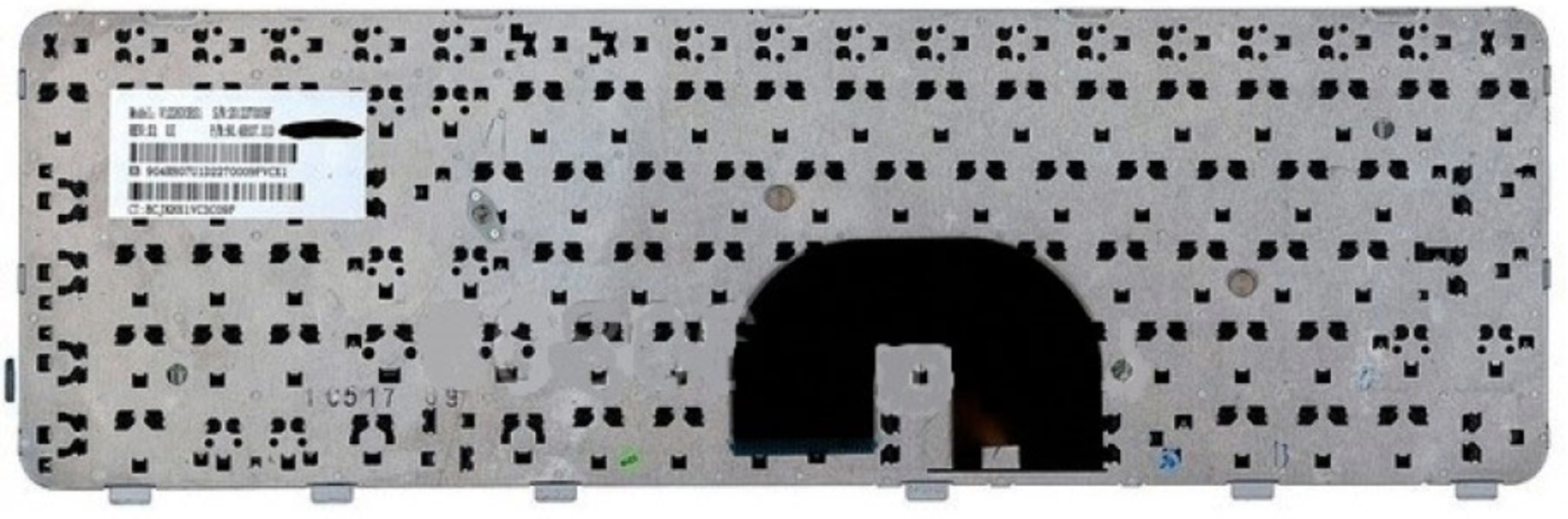 Клавиатура HP Pavilion dv6-6c33sr серебристая, OEM