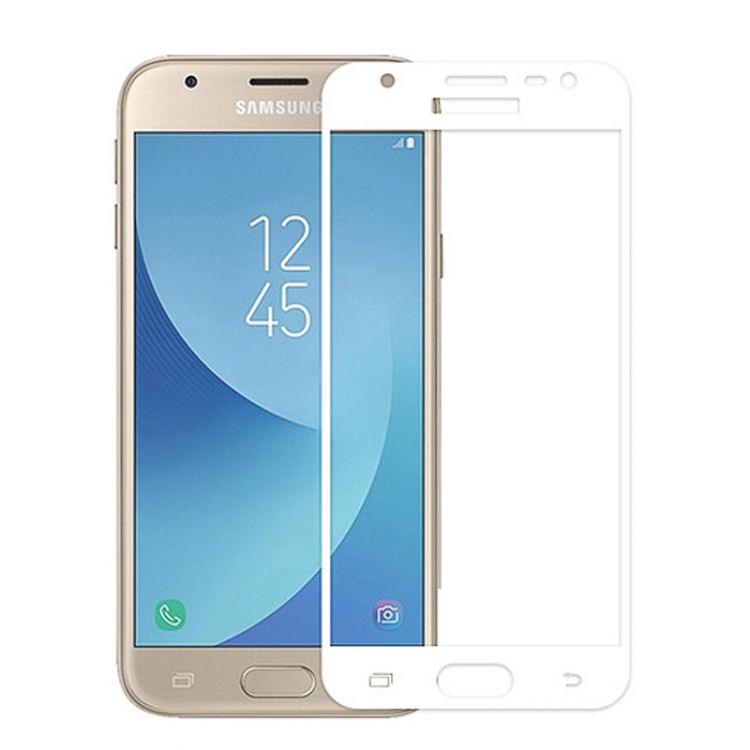 Защитное стекло 3D во весь экран Samsung Galaxy J3 2016