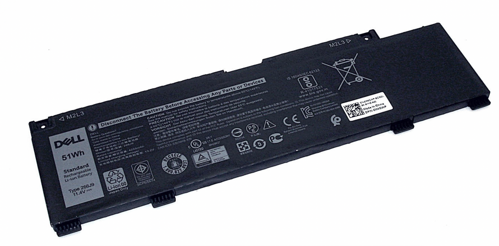 Аккумулятор DELL G3 3590, G315-6868 11.4V, 4255mAh, Original
