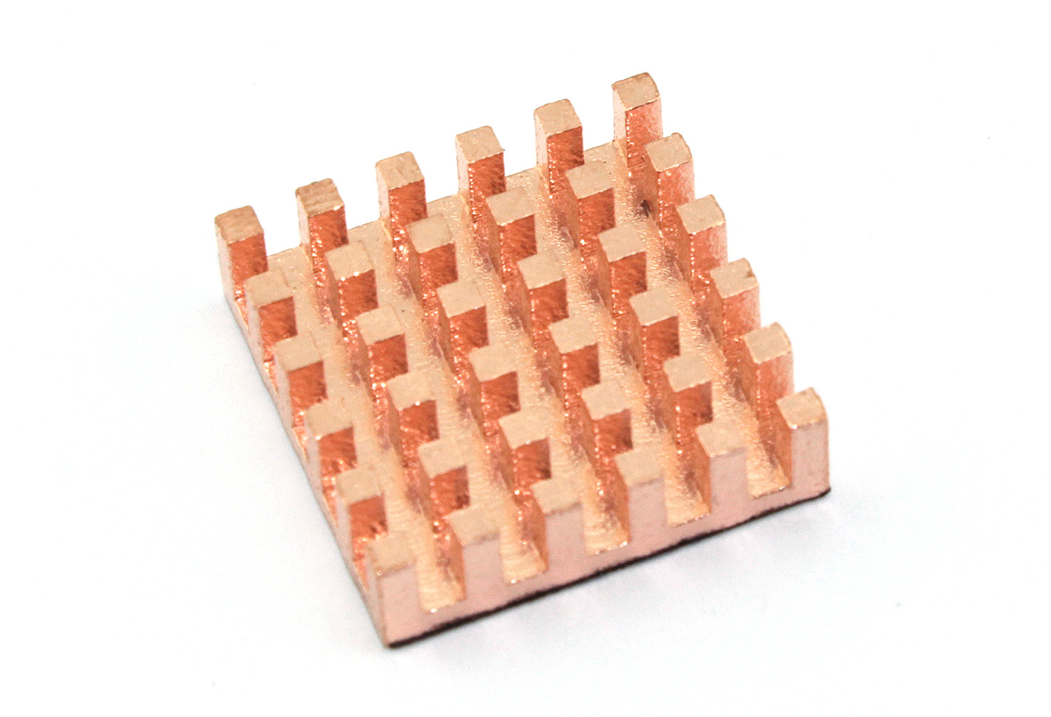 Медный радиатор 22х22х6мм с термоскотчем 3M 9448A