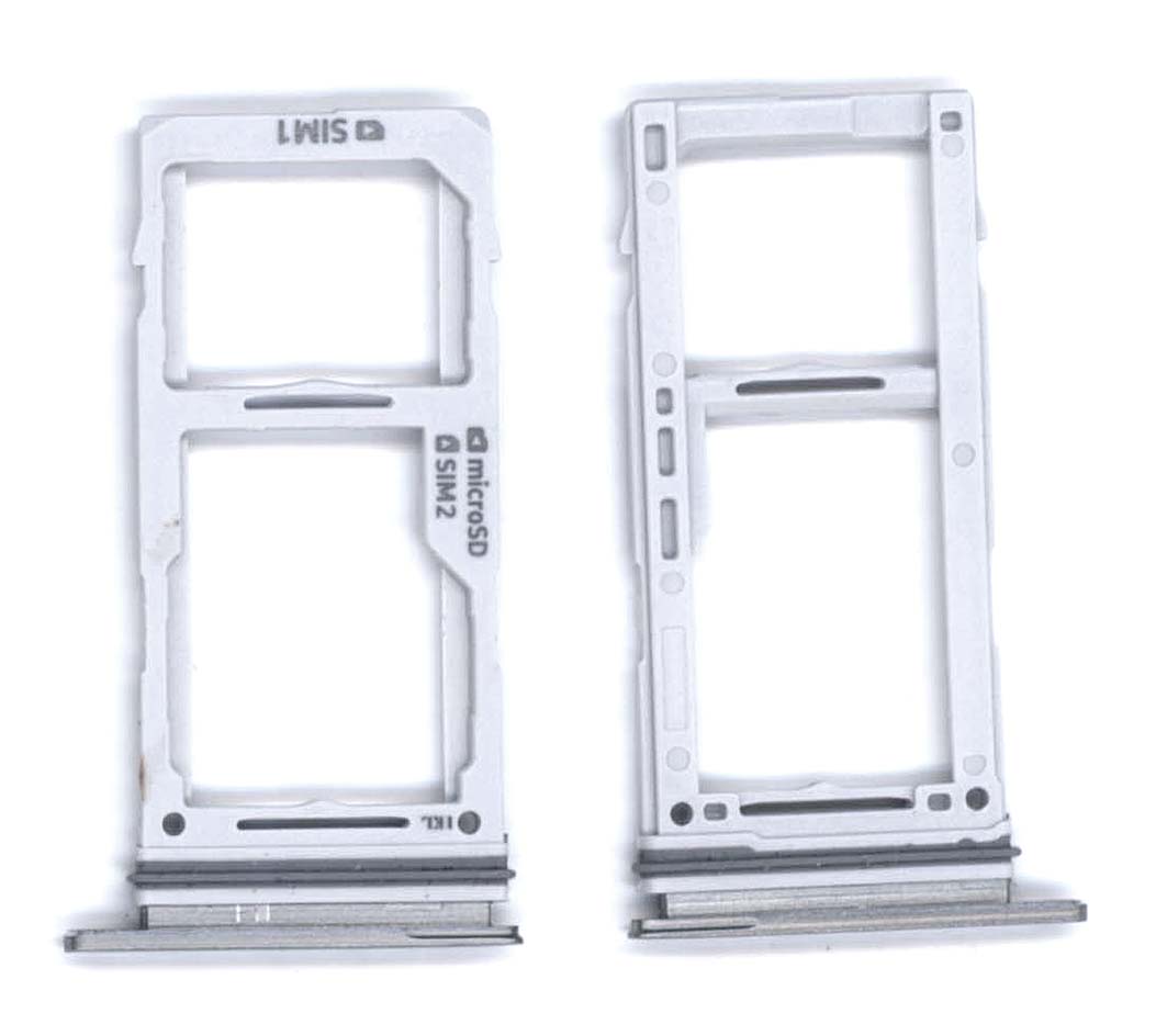 Лоток для SIM-карты Samsung Galaxy S10 Plus (G975F) серебристый