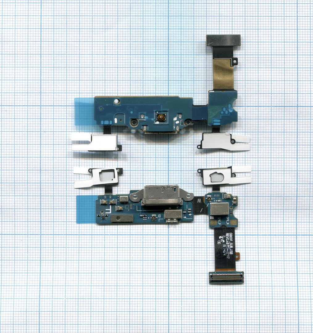 Шлейф разъема питания для Samsung Galaxy S5 Duos G900F