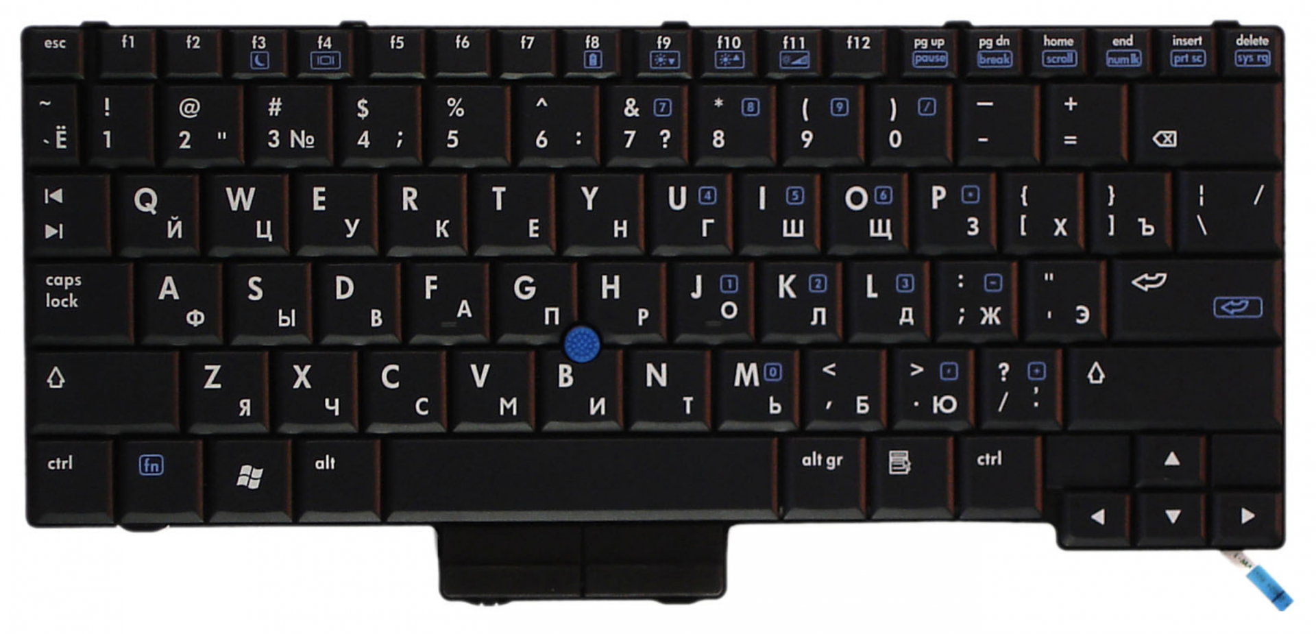 Клавиатура HP Elitebook 2530p версия 2, OEM