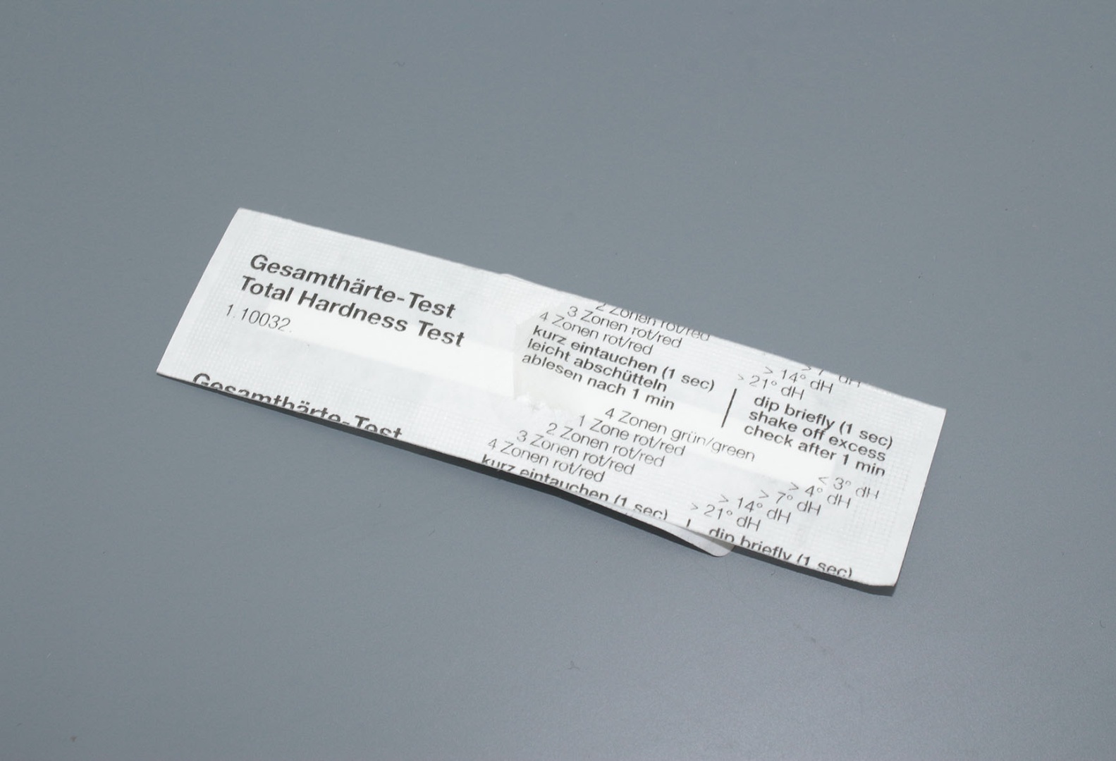 Лакмусовая бумага для определения жесткости воды