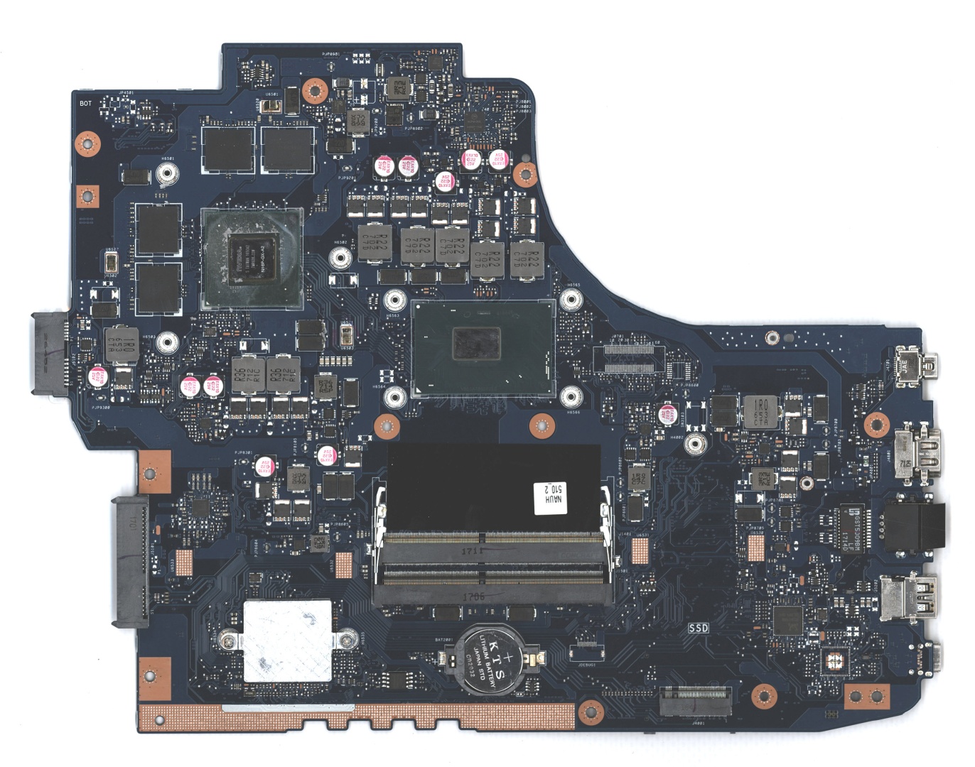 Материнская плата для Asus GL752VW I7-6700HQ