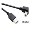Кабель USB  2.0 на  USB-B угол вправо 0,3 м