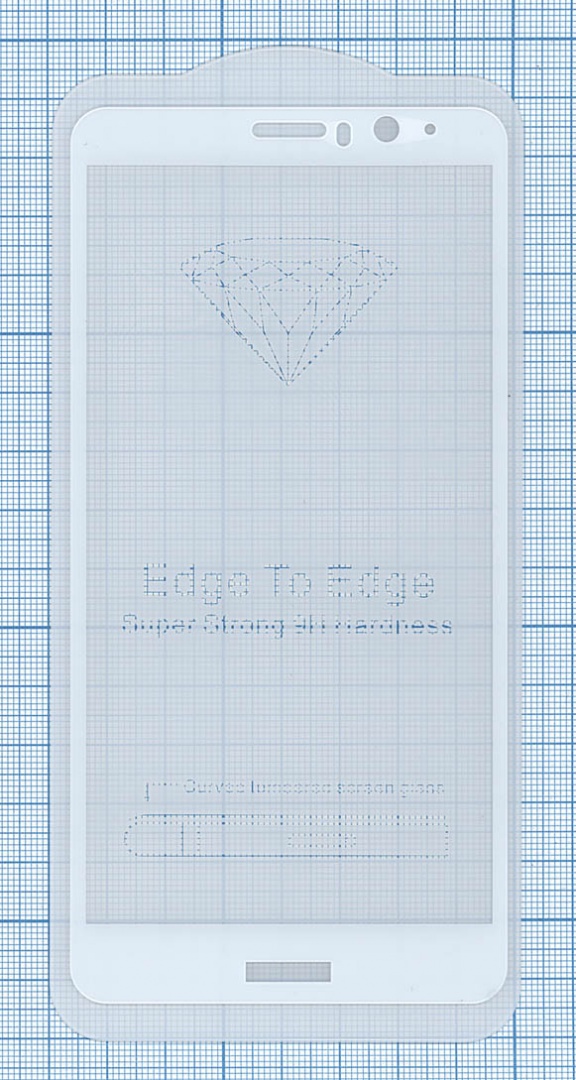 Защитное стекло "Полное покрытие" для Huawei Mate 9 белое