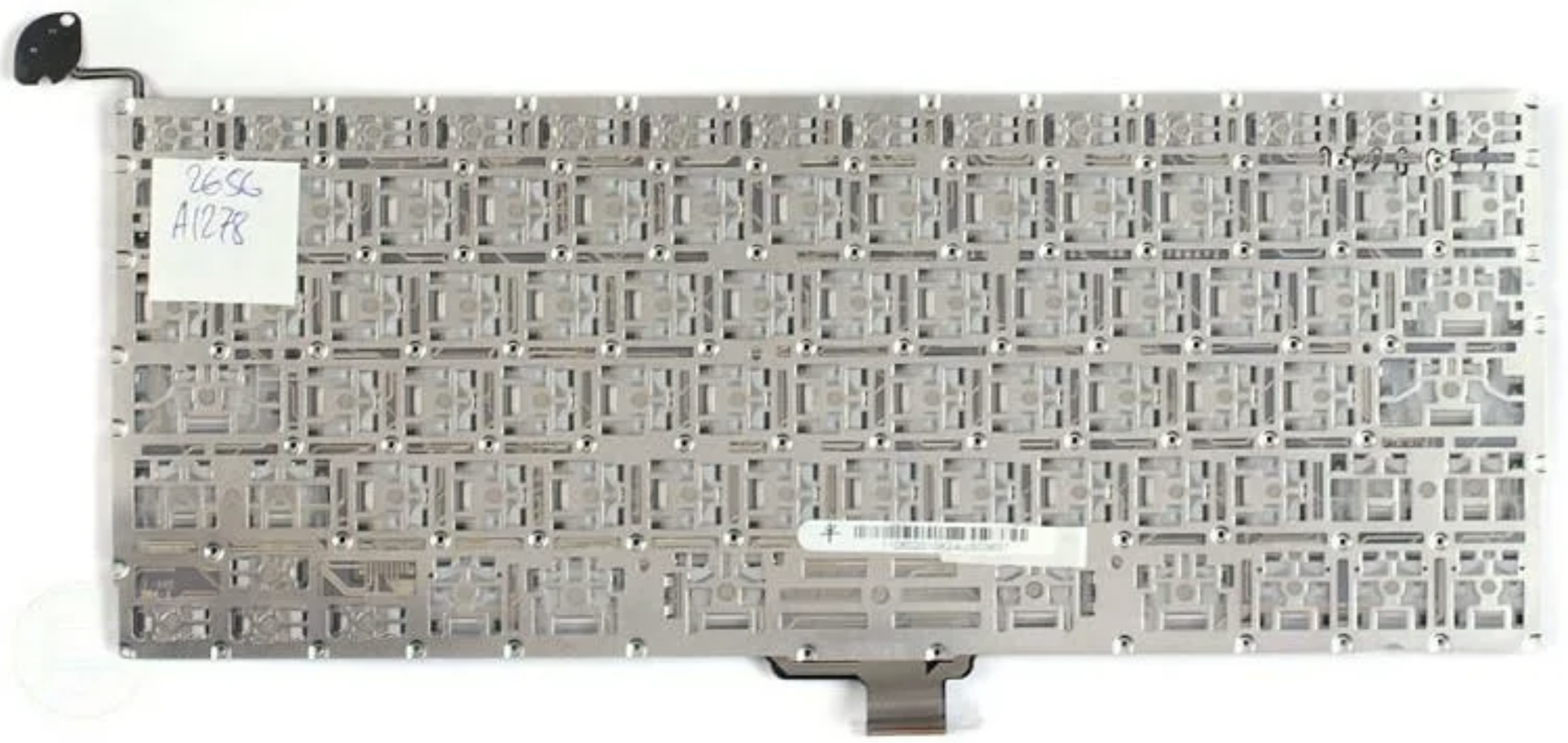 Клавиатура Apple MacBook 13.3" конец 2008 A1278 (MB467LL/A) плоский Enter, OEM