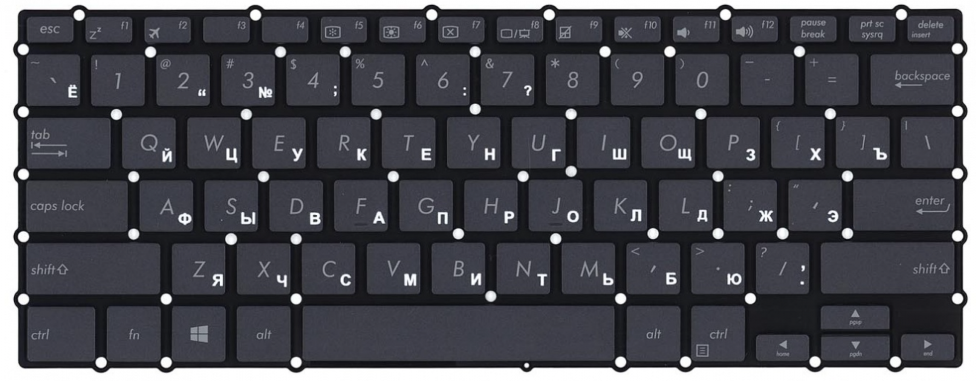 Клавиатура Asus NovaGo TP370QL-EL019T OEM