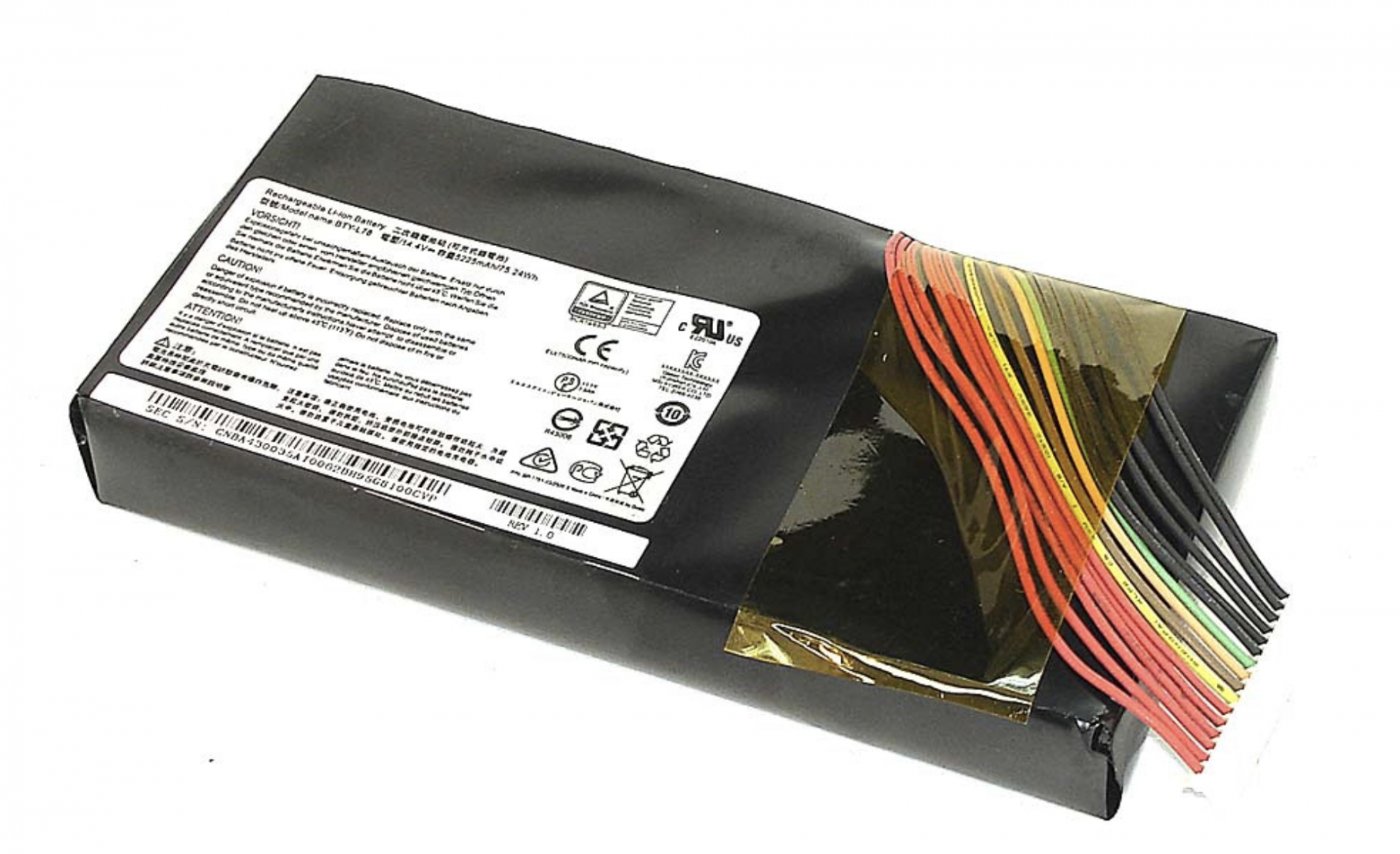 Аккумулятор MSI GT73VR 14.4V, 75.24Wh, Original