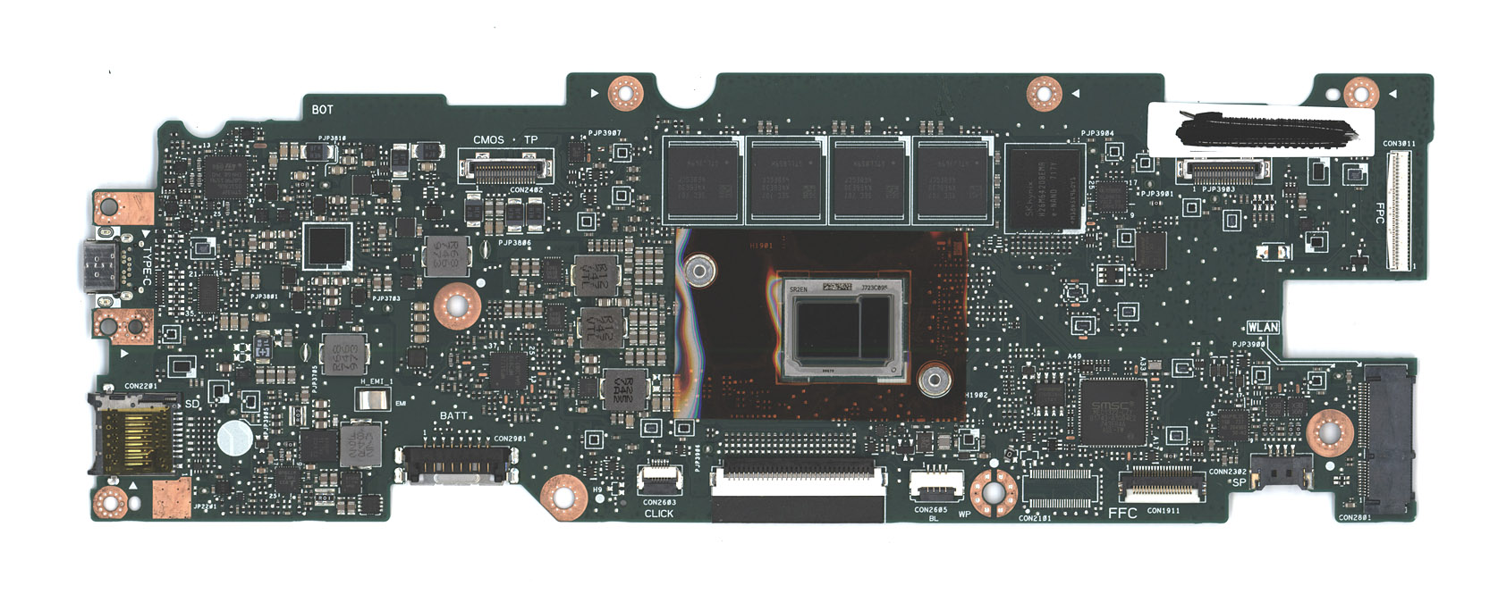 Материнская плата для Asus C302CA 8G/M3-6Y30 донор компонентов