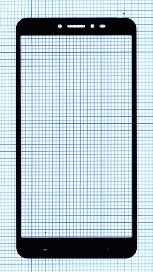 Защитное стекло "Полное покрытие" для Xiaomi Mi Max 2 черное