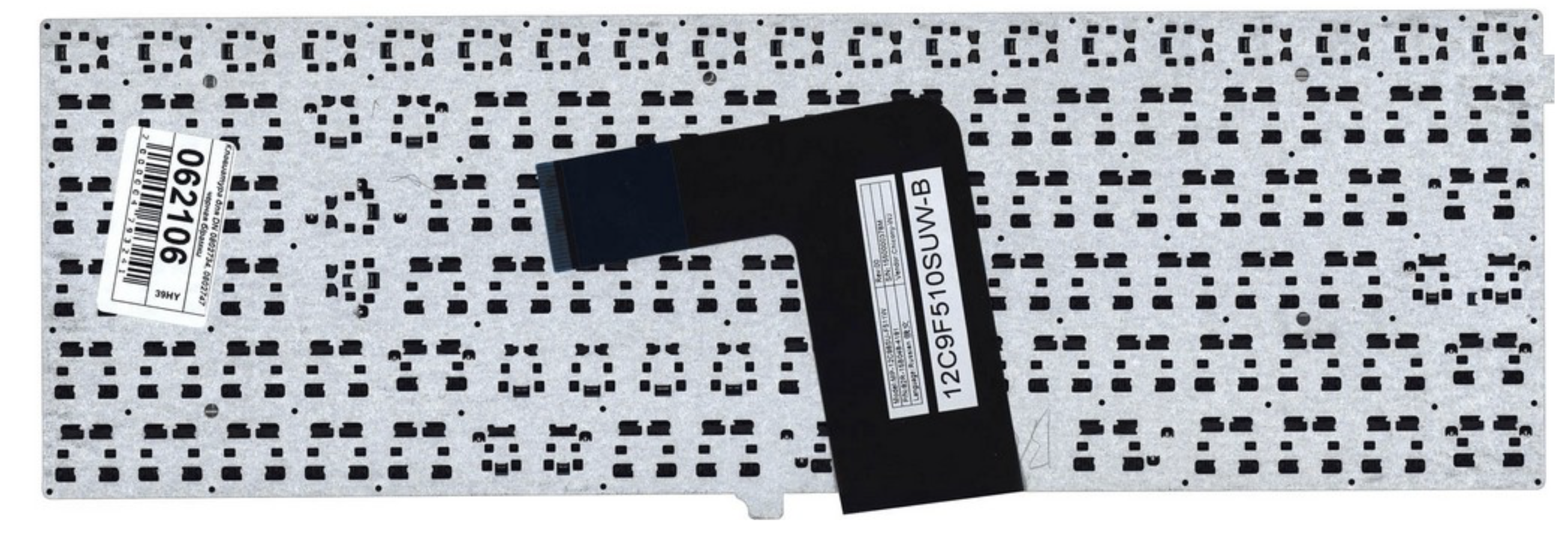 Клавиатура DNS Clevo W550 без рамки, OEM