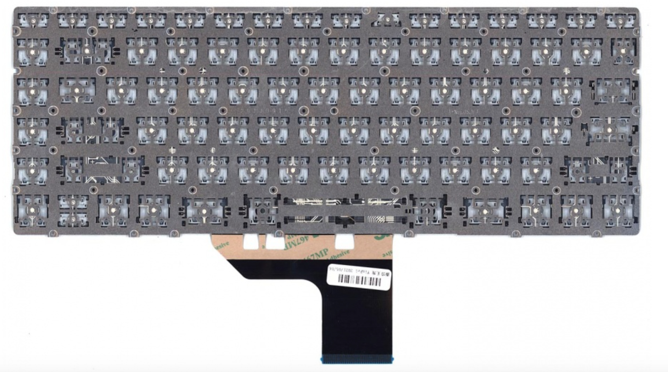 Клавиатура HP Spectre X360 15-BL101NA серебристая, с подсветкой, OEM