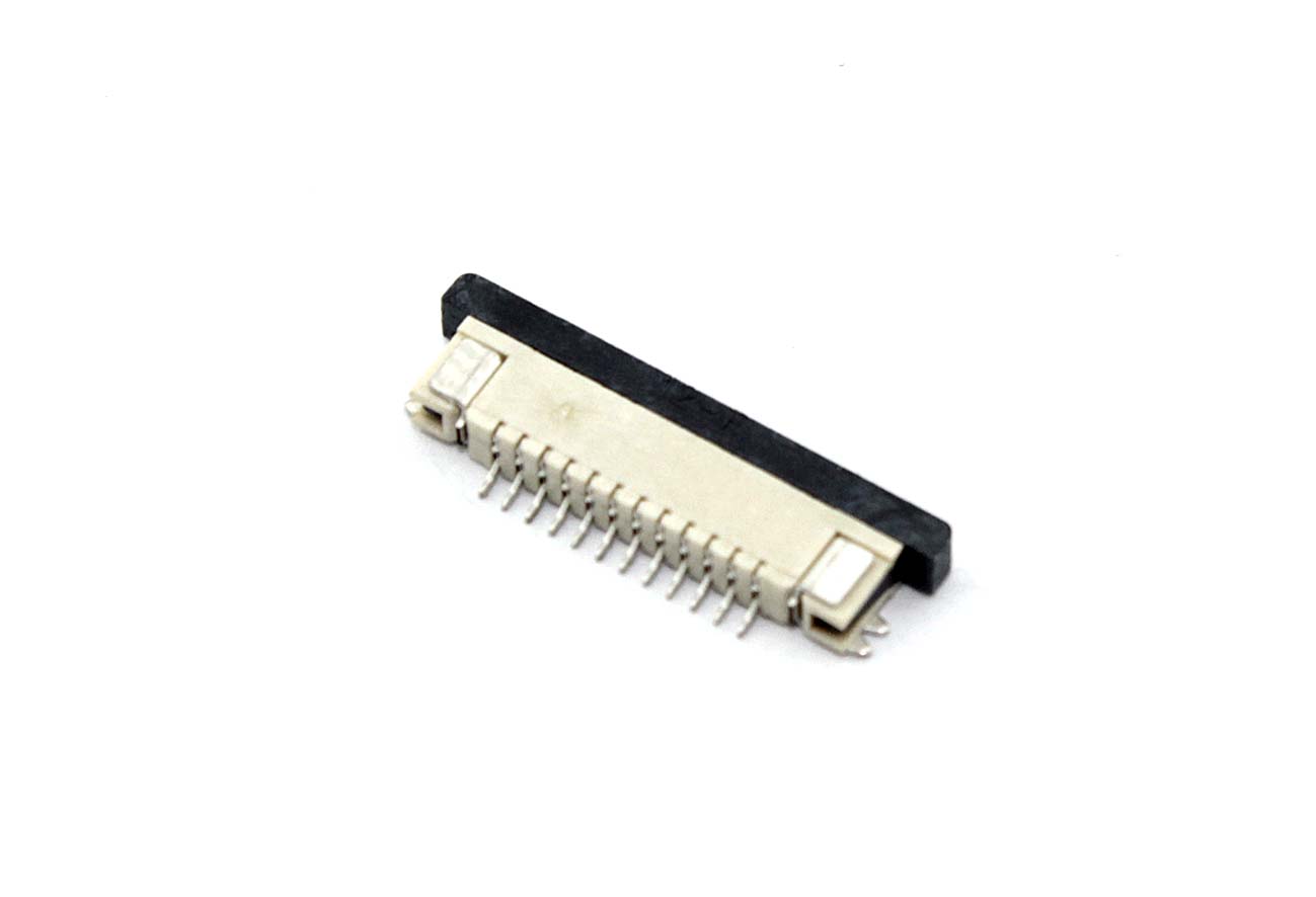 Разъем FPC  Half Coverage Bottom Contact 0.8K-BX-12PWB 12 pin высота 2мм шаг 0,8мм