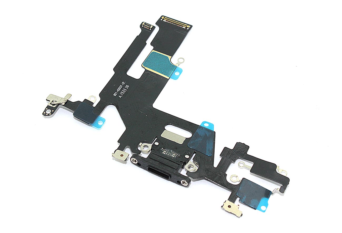 Шлейф разъема питания для iPhone 11 черный