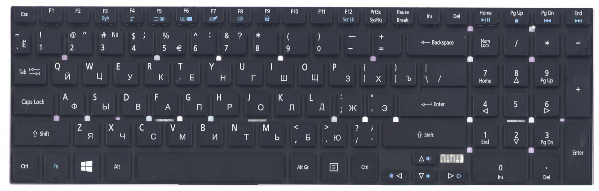 Клавиатура Gateway NV51 OEM