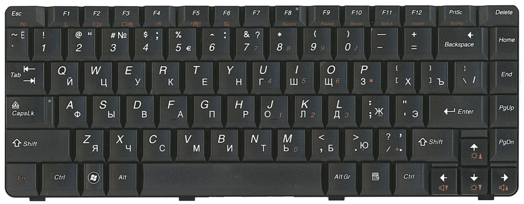 Клавиатура Lenovo IdeaPad V360 OEM