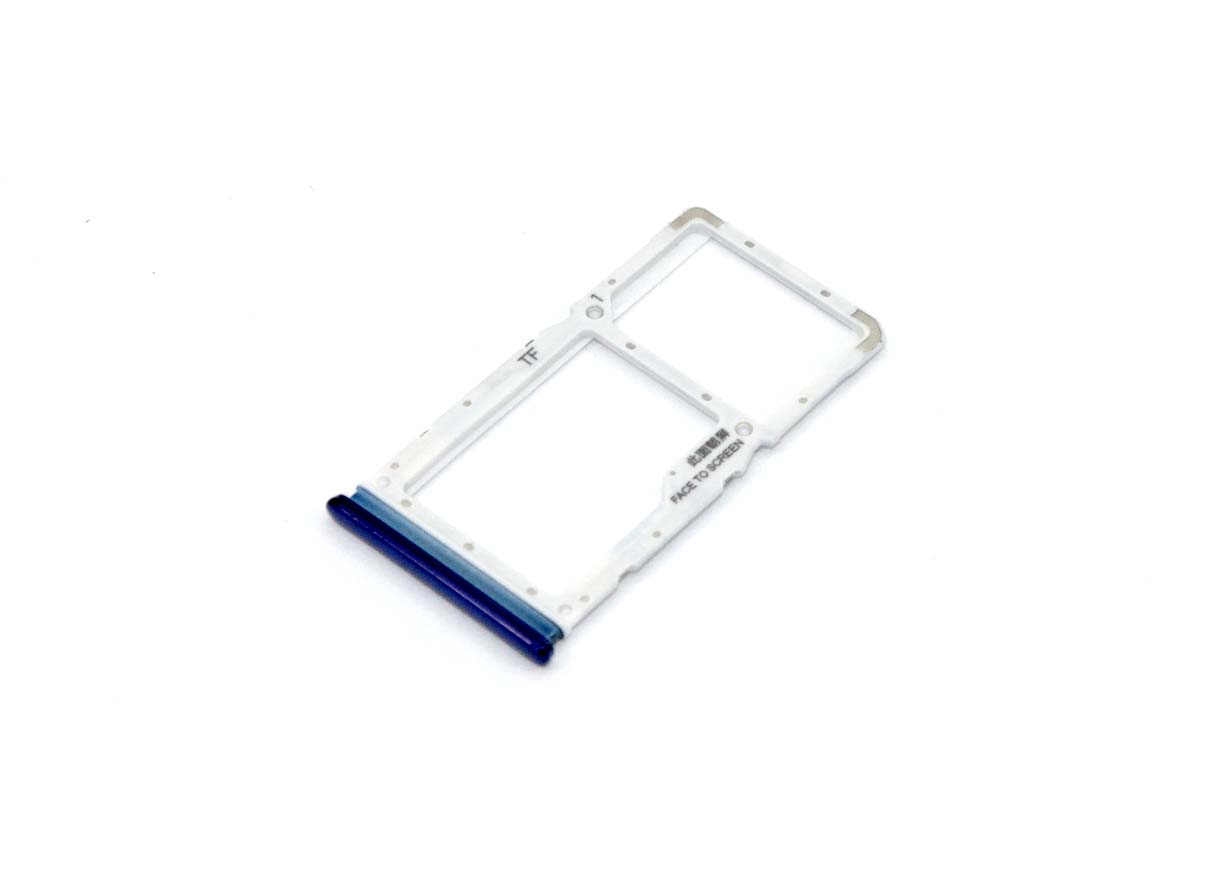 Лоток для SIM-карты Xiaomi Redmi Note 8 Pro синий