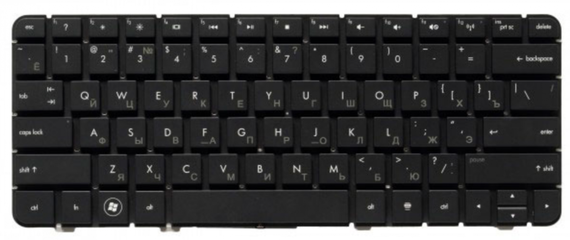 Клавиатура HP Pavilion dv3-4325er без рамки, версия 2, OEM