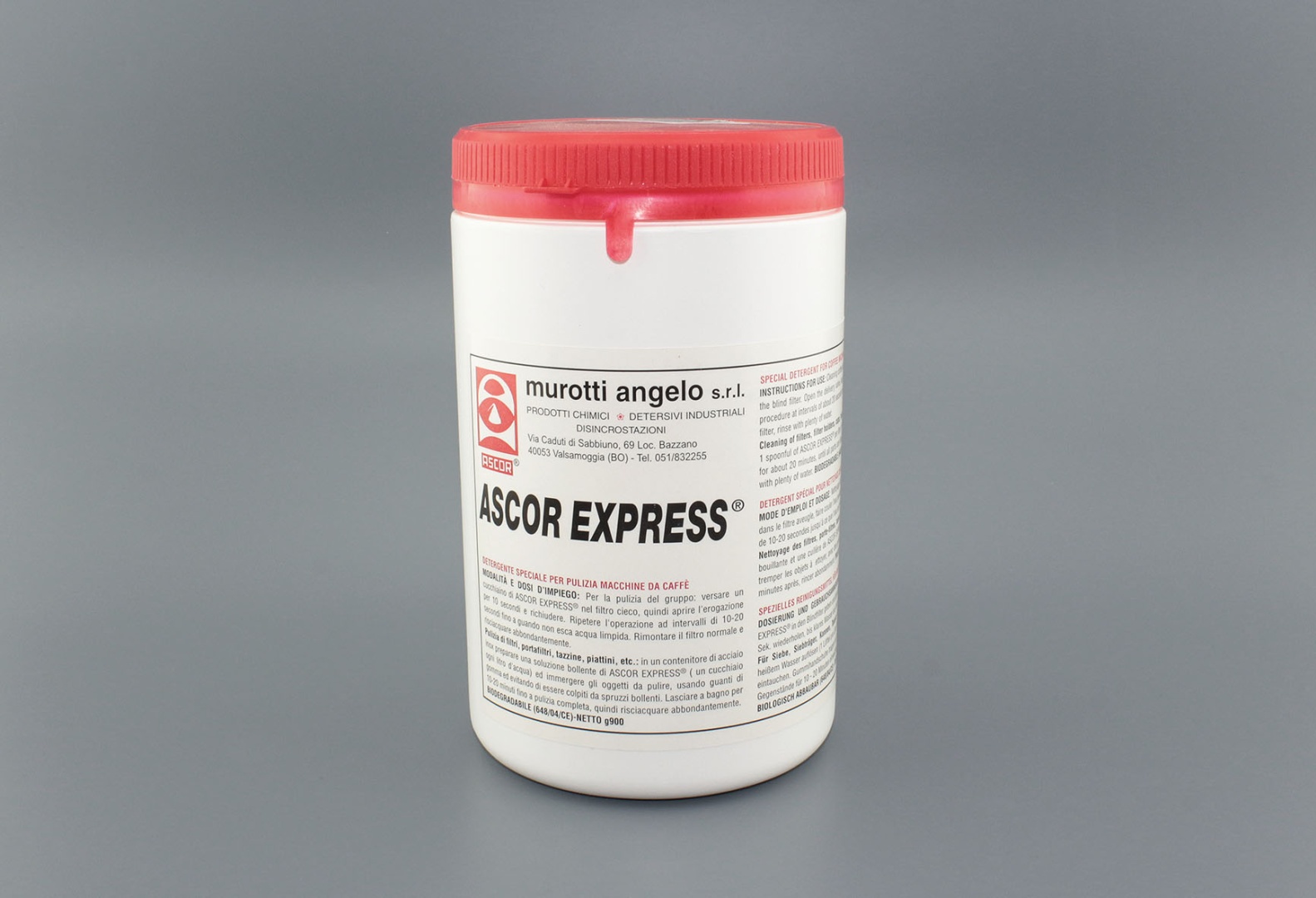 Чистящее средство для эспрессо-машин в порошке ASCOR 900г
