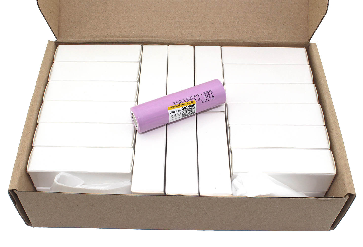 Аккумулятор типа 18650 Li-Ion LiitoKala Lii-35E 3500mAh, 3.7V, упаковка 36 штук