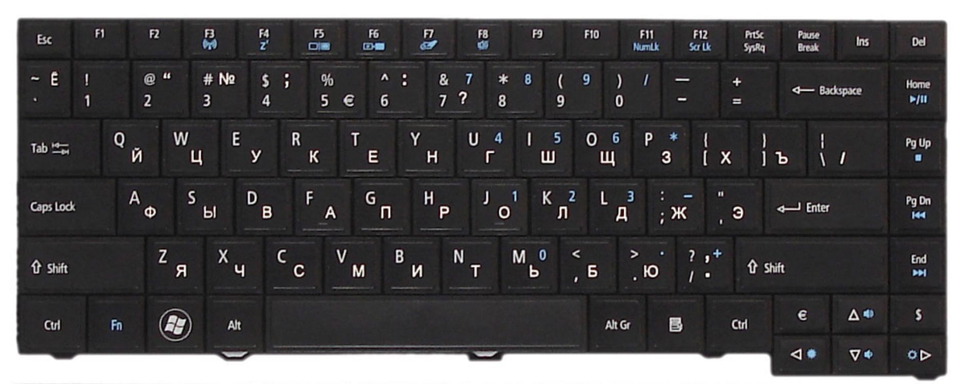 Клавиатура Acer TravelMate 4750 OEM