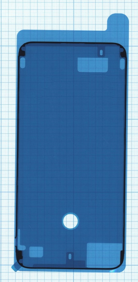Водозащитная прокладка (проклейка) для iPhone 8 Plus черная