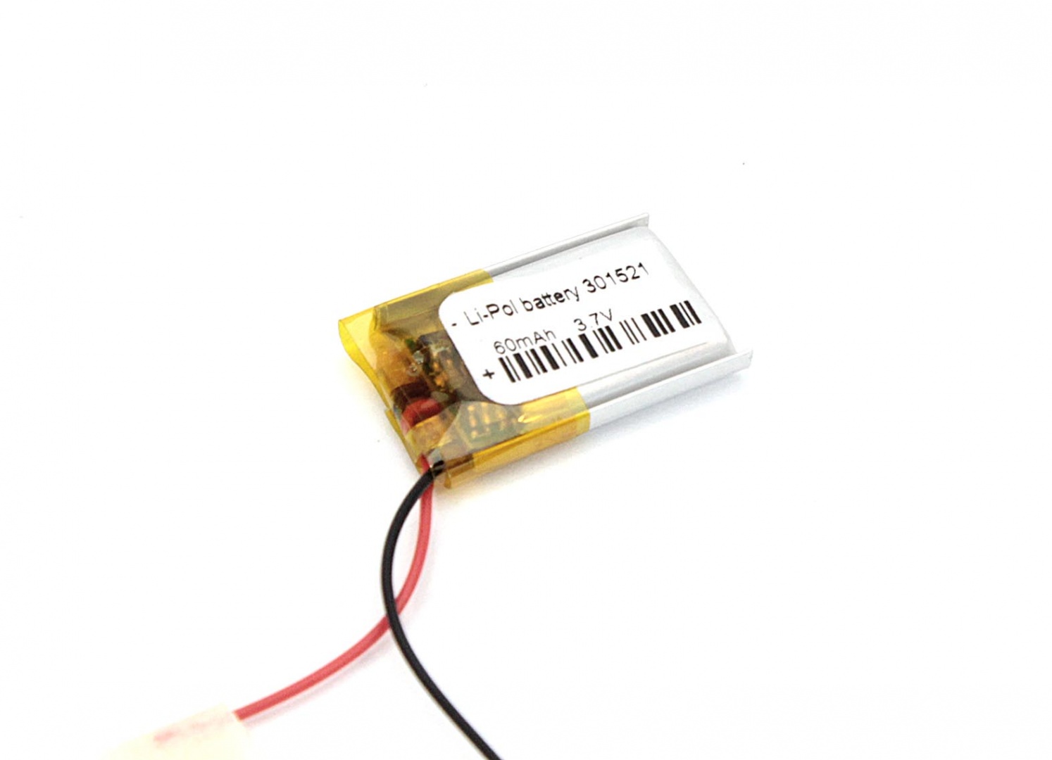 Аккумулятор Li-Pol (батарея) 3*15*21мм 2pin 3.7V/60mAh