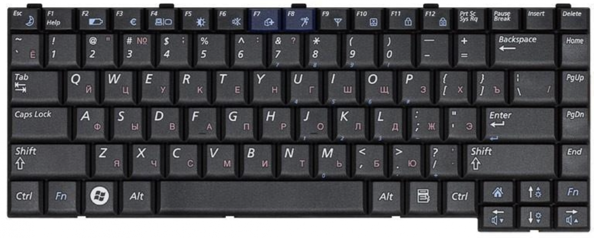 Клавиатура Samsung Q310 OEM