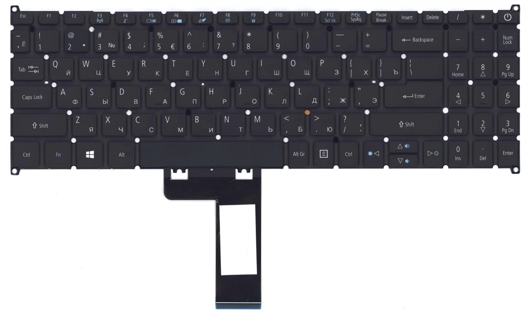 Клавиатура Acer Swift 3 N17P4 с подсветкой, OEM