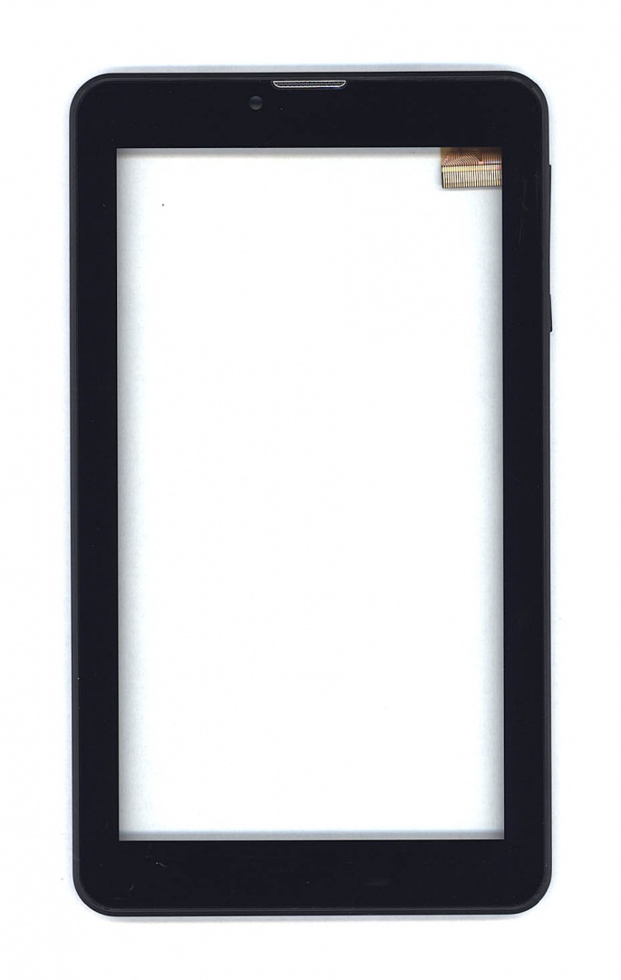 Сенсорное стекло (тачскрин) для Irbis TZ716 черное с рамкой