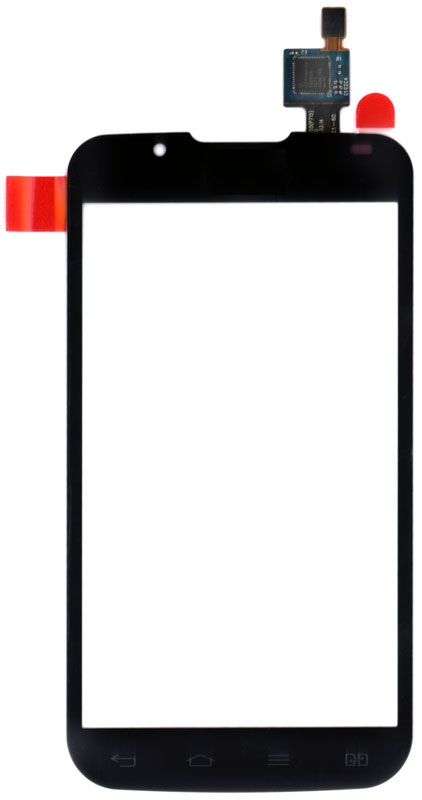 Сенсорное стекло (тачскрин) для LG Optimus L7 II Dual P715 черное