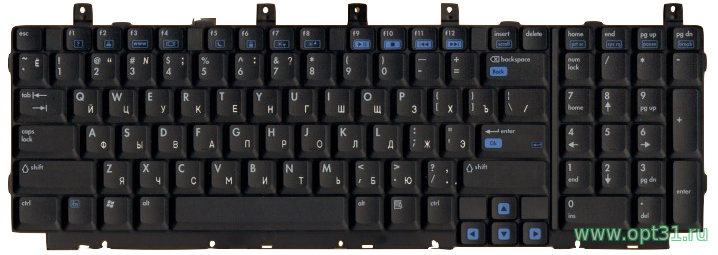 Клавиатура HP Pavilion dv8000, dv8100, dv8200, dv8300