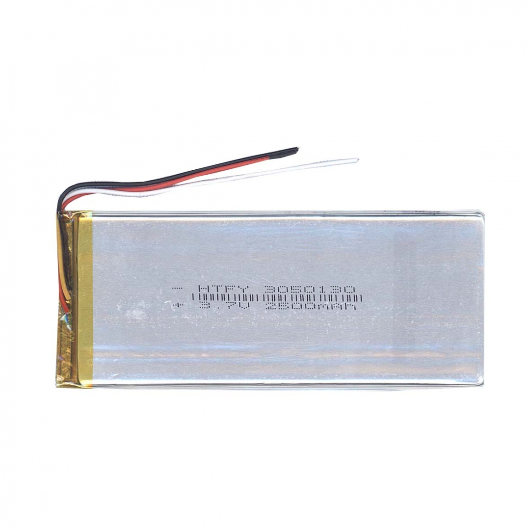 Аккумулятор Li-Pol (батарея) 3*50*130мм 3pin 3.7V/2500mAh