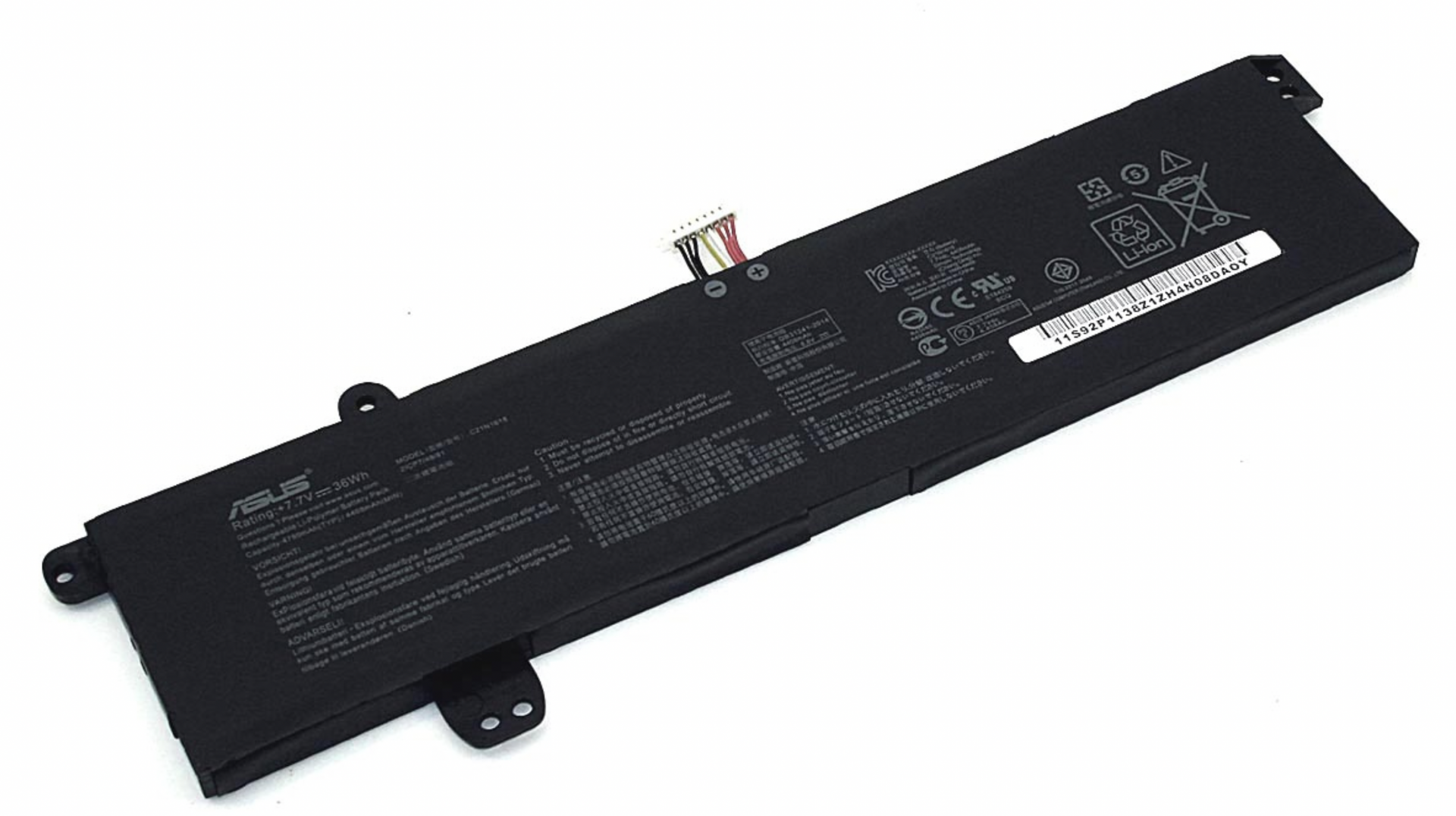 Аккумулятор Asus VivoBook R417BA 7.7V, 36Wh, Original