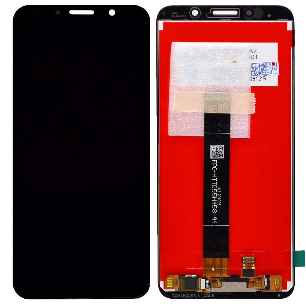 Дисплей Honor 9S/Huawei Y5p + тачскрин черный orig Factory