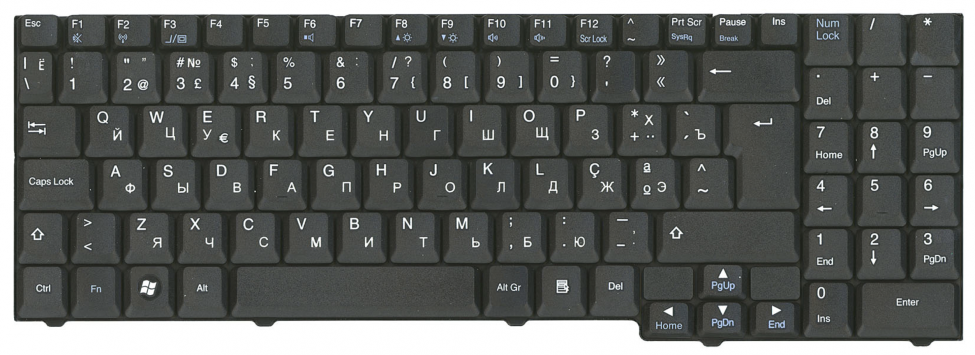 Клавиатура Packard Bell EasyNote MH45 OEM