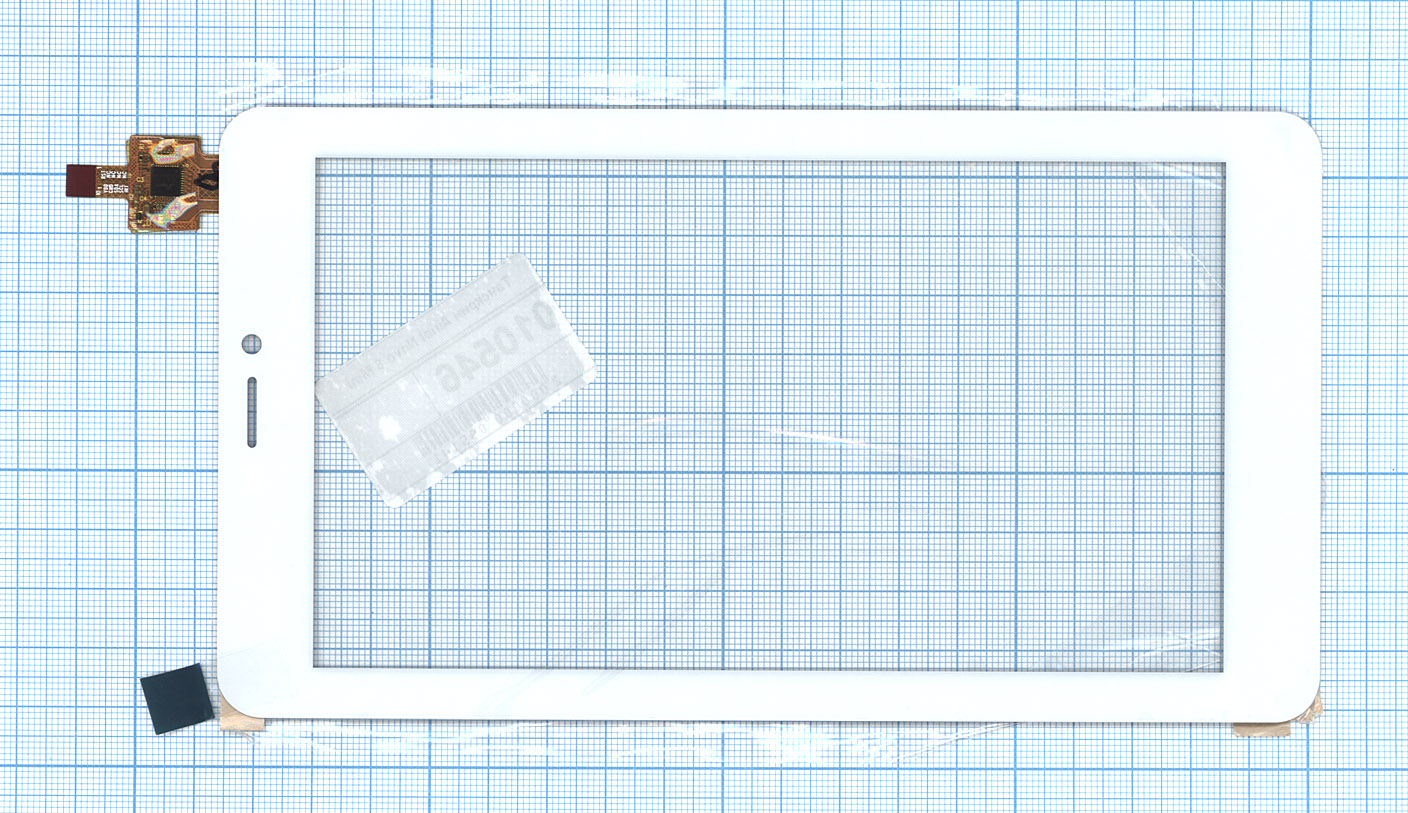 Сенсорное стекло (тачскрин) C196131A1-FPC740DR белое