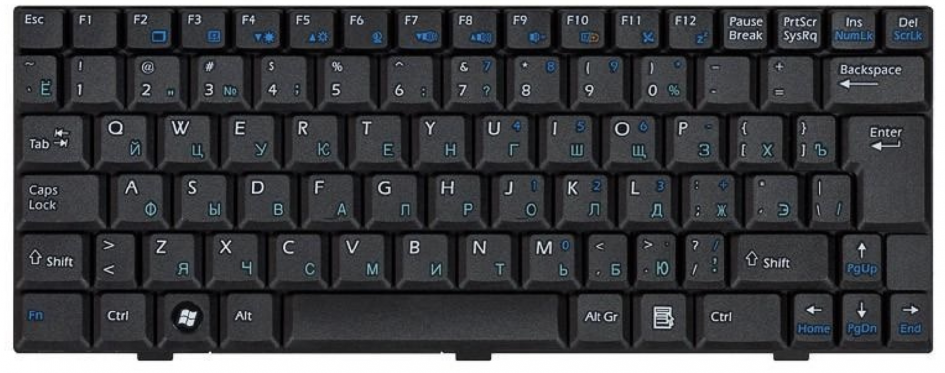 Клавиатура MSI Wind U90 OEM